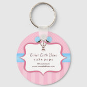Trendy Cake Pop Bäckerei Schlüsselanhänger (Vorderseite)