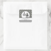 Trendy Cakery Zebra Print Product Label Stickers (Tasche)