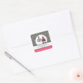 Trendy Cakery Zebra Print Product Label Stickers (Umschlag)