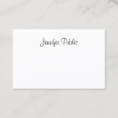 Trendy Calligraphy Handgeschriebenes Skript Elegan Visitenkarte (Vorderseite)