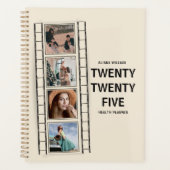 Trendy Camera Roll Foto Collage 2025 Planer (Vorderseite)