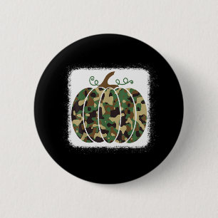 Trendy Camouflage drucken Pumpkin Niedlichen Fall Button