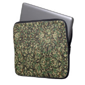 Trendy Camouflage Green Laptopschutzhülle (Vorderseite Links)