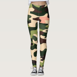 Trendy Camouflage Leggings für Aktives und Lässige