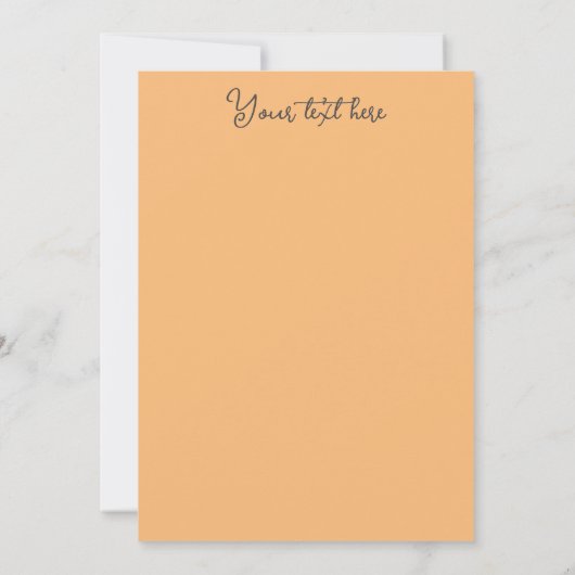 Trendy Chalk Pumpkin auf schwarzer Tafel Einladung (Rückseite)