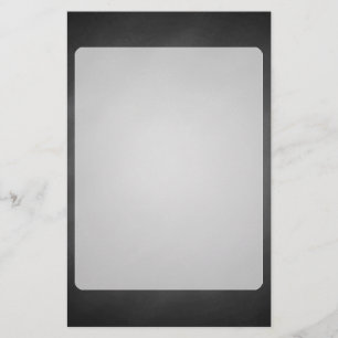 Trendy Chalkboard Vignette Briefpapier