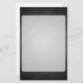Trendy Chalkboard Vignette Briefpapier (Vorne/Hinten)