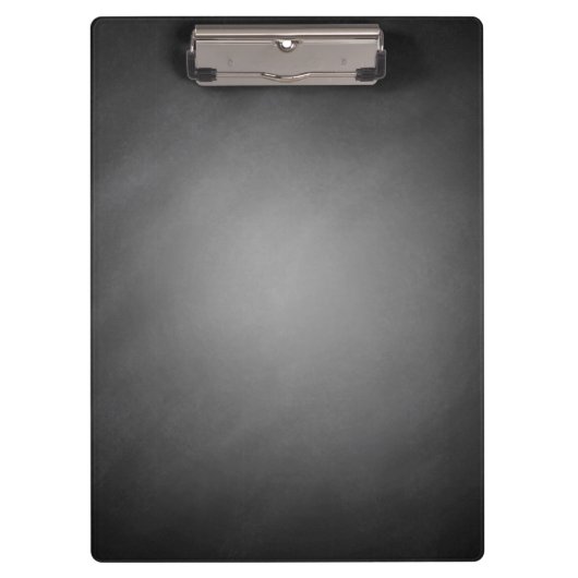 Trendy Chalkboard Vignette Klemmbrett (Vorderseite)