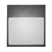 Trendy Chalkboard Vignette Notizblock (Vorderseite)