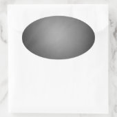 Trendy Chalkboard Vignette Ovaler Aufkleber (Tasche)