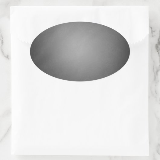 Trendy Chalkboard Vignette Ovaler Aufkleber (Tasche)