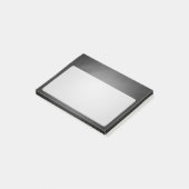 Trendy Chalkboard Vignette Post-it Klebezettel (angewinkelt)