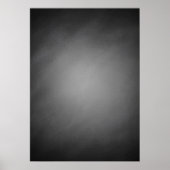 Trendy Chalkboard Vignette Poster (Vorne)