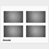 Trendy Chalkboard Vignette Rechteckiger Aufkleber (Blatt)