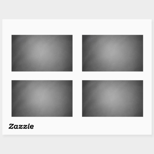 Trendy Chalkboard Vignette Rechteckiger Aufkleber (Blatt)