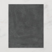 Trendy Charcoal Black Dog Grooming Flyer (Hinten)