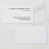 Trendy Charming Script Business Card Visitenkarte (Vorne/Hinten)