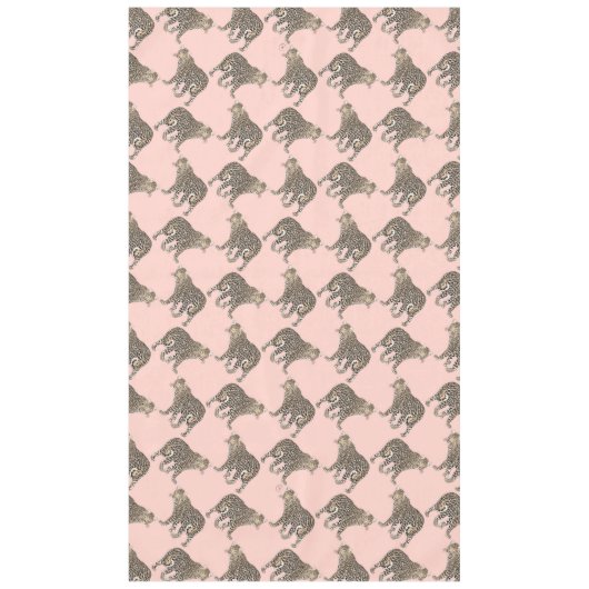 Trendy Chic Leopard Tiermuster Tischdecke (Vorderseite)