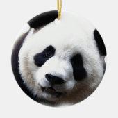 Trendy Chic Panda Weihnachtsbaum Ornament (Vorne)