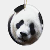 Trendy Chic Panda Weihnachtsbaum Ornament (Links)