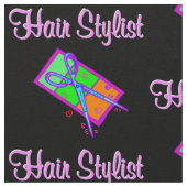 TRENDY, CHIC UND EINZIGARTIGER HAARESYL STOFF (Nahaufnahme)