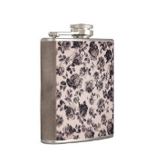 Trendy Chic-weißes u. schwarzes Vintages elegantes Flachmann (Rechts)