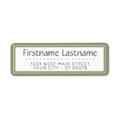 Trendy Chic White Simple Styled Typography Script (Vorne)