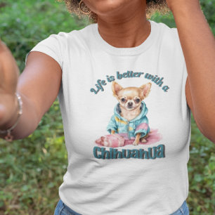 Trendy Chihuahua Dog Lover T - Shirt
