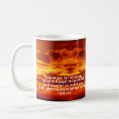 TRENDY CHRISTLICH BIBLE VERSE SUNSET CROSS KAFFEETASSE (Links)