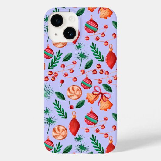 Trendy Christmas Abstrakt Pattern Case-Mate iPhone Hülle (Rückseite)