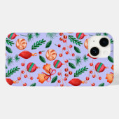 Trendy Christmas Abstrakt Pattern Case-Mate iPhone Hülle (Rückseite (Horizontal))