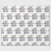 Trendy Christmas Bell Party Elegant Holidays Geschenkpapier (Flach)