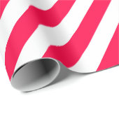Trendy Christmas Classic Red White Stripe Template Geschenkpapier (Rolleneckpunkt)