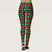 Trendy Christmas Dotted Leggings (Rückseite)