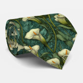 Trendy Christmas Gift For Dad Calla Lilies Krawatte (Gerollt)