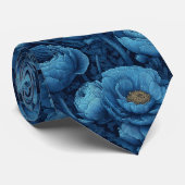 Trendy Christmas Gift For Dad Ranunculus Krawatte (Gerollt)