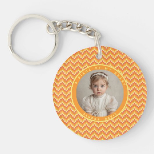 Trendy Christmas Gifts For Men Stripe Pattern Schlüsselanhänger (Vorderseite)