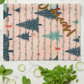 Trendy Christmas Luxury Christmas Trees Geschirrtuch (Gefaltet)