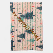 Trendy Christmas Luxury Christmas Trees Geschirrtuch (Vertikal)