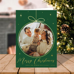 Trendy Christmas Ornament Foto Frame Real