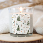 Trendy Christmas Pattern | Wasserfarbe Quadratischer Aufkleber<br><div class="desc">Trendy Christmas Pattern | Wasserfarbe</div>