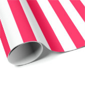 Trendy Christmas Red White Stripes Template Geschenkpapier (Rolleneckpunkt)