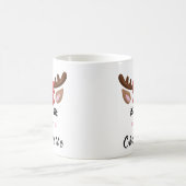 Trendy Christmas Reindeer Kaffeetasse (Mittel)