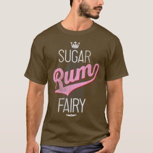 Trendy Christmas Sugar Rum Fairy Flasche Silhouett T-Shirt