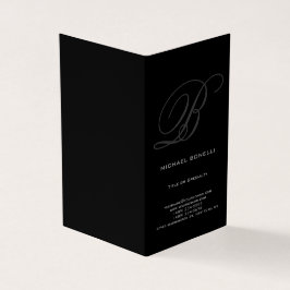 Trendy chubby moderne graue schwarze Visitenkarte Visitenkarten