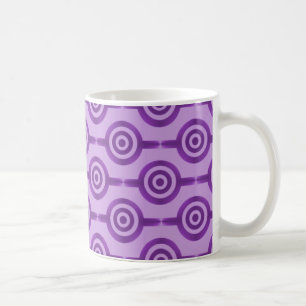 Trendy Circles Tasse, Lovely Lavender Kaffeetasse