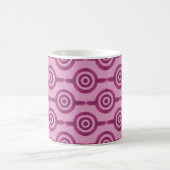 Trendy Circles Tasse, Magenta Kaffeetasse (Mittel)