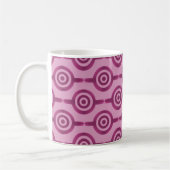 Trendy Circles Tasse, Magenta Kaffeetasse (Links)