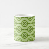 Trendy Circles Tasse, Olive Green Kaffeetasse (Mittel)