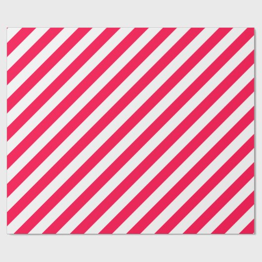 Trendy Classic White Stripe Template Geschenkpapier (Flach)